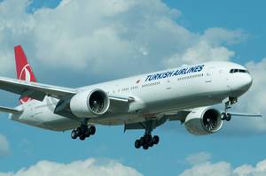 Turkish Airlines Boeing 777-3f2 Model Wallpaper