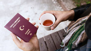 Turkish Passport And Coffee Wallpaper