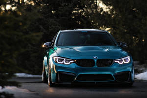 Turquoise Bmw Laptop Wallpaper