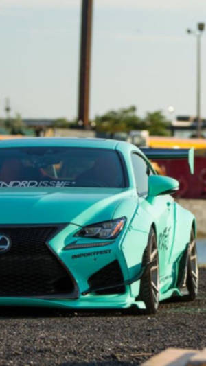 Turquoise Lexus Rc 350 F-sport Wallpaper
