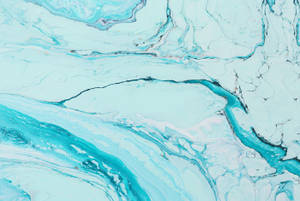 Turquoise Marble Tile Wallpaper