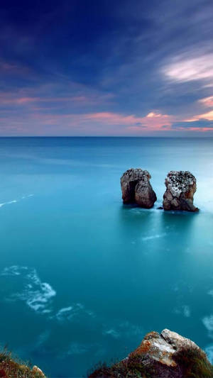 Turquoise Sea For Lenovo Tablet Background Wallpaper