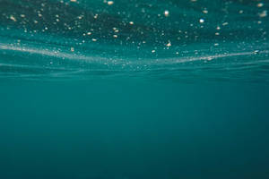 Turquoise Underwater Shot Wallpaper