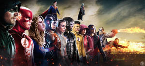 Tv 4k Arrowverse Ensemble Wallpaper