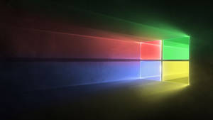 Tv 4k Glowing Windows Logo Wallpaper