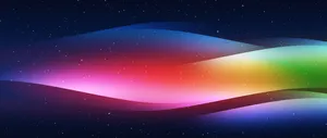 Tv 4k Rainbow Aesthetic Waves Wallpaper