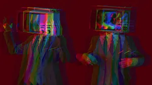 Tv Head Men Motion Loop Wallpaper