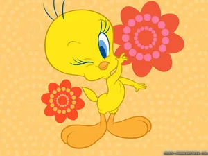 Tweety Bird Winking Wallpaper