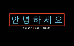 Twenty One Pilots In Korean Wallpaper