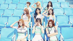 Twice In Audience's Chairs Wallpaper