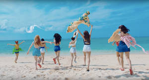 Twice In Beach Wallpaper