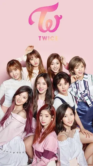 Twice In Pink Poster Wallpaper