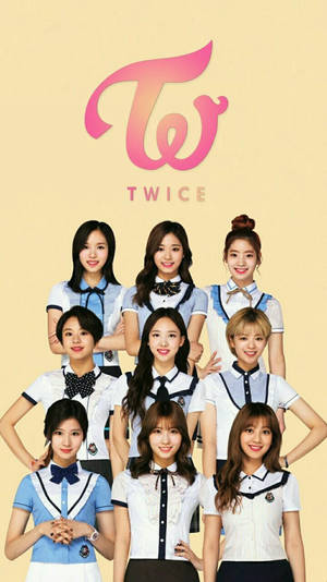 Twice In School Uniforms Wallpaper
