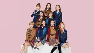 Twice Korean School Uniform Wallpaper