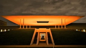 Twilight Epiphany Pavilion, Houston Wallpaper