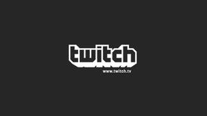 Twitch Black Wordmark Logo Wallpaper