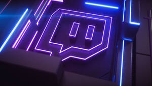 Twitch Neon Logo Wallpaper