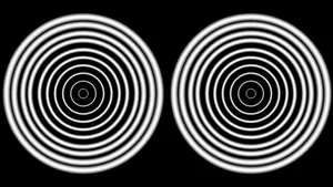 Two Hypnosis Concentric Circles Wallpaper