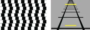 Two Sets Of Ambiguous Optical Illusions Wallpaper