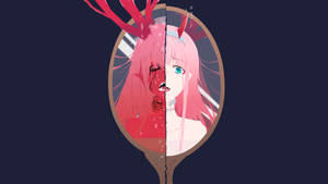 Two Sides Of Zero Two Wallpaper