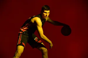 Tyler Herro Takes Flight With Miami Heat Wallpaper