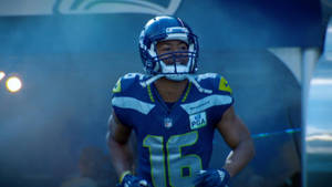 Tyler Lockett Football Player Seattle Seahawks Game Wallpaper