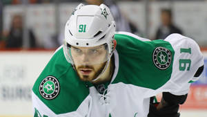 Tyler Seguin Dallas Stars Player Serious Look Wallpaper