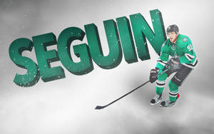 Tyler Seguin Dallas Stars Playing Ice Hockey Art Wallpaper