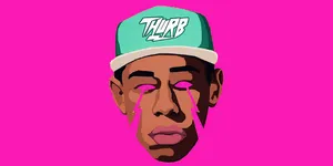 Tyler The Creator Pink Artwork Wallpaper