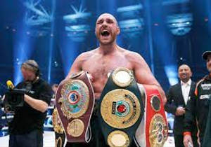 Tyson Fury Shouting For His Victory Wallpaper