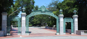 Ucb Oxidized Sather Gate Wallpaper
