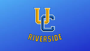 Ucr Logo In Blue Background Wallpaper