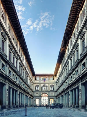 Uffizi Gallery Blue Sky Wallpaper