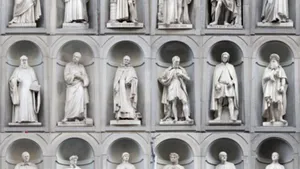 Uffizi Gallery Loggiato Wallpaper