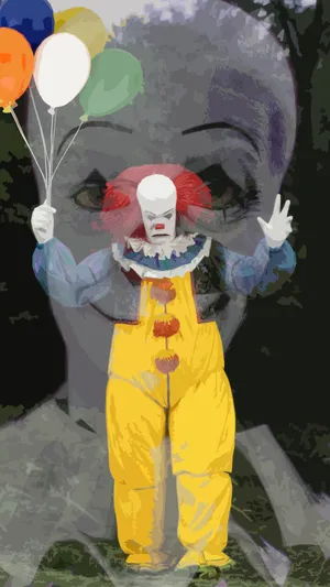 Ugly Clown Wallpaper