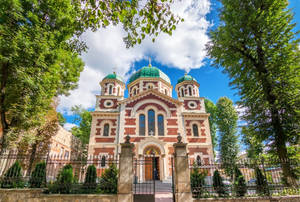 Ukraine Lviv Temple Wallpaper