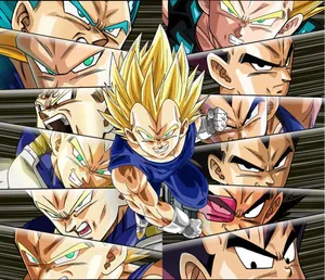 Ultimate Vegeta Transformation Wallpaper