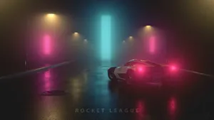 Ultra Hd Aesthetic Rocket League Poster Wallpaper
