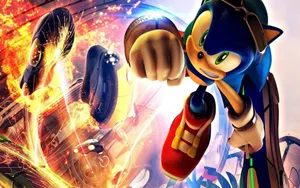 Ultra Hd Sonic In Action Wallpaper