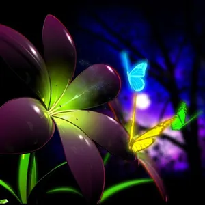 Ultra Hd Tablet Neon Butterfly Wallpaper