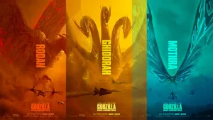 Ultra Hd Three Beasts Of Godzilla King Of The Monsters Wallpaper