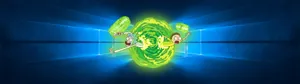 Ultrawide Rick And Morty Wallpaper