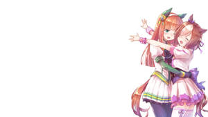 Uma Musume Pretty Derby Hugging Characters Wallpaper