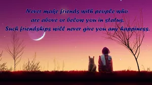 Unbreakable Bond – Friendship Quotes Wallpaper