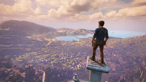 Uncharted Game City Aerial View Wallpaper