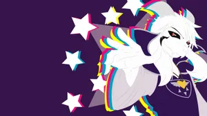 Undertale Colorful Asriel Dreemurr Wallpaper