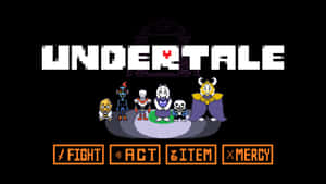 Undertale - Fight Act, Stem, Merry Wallpaper