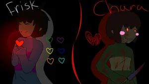 Undertale Frisk Chara Wallpaper