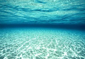 Underwater Ripples With Air Bubbles Wallpaper