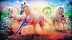 Unicorn Art Wallpaper